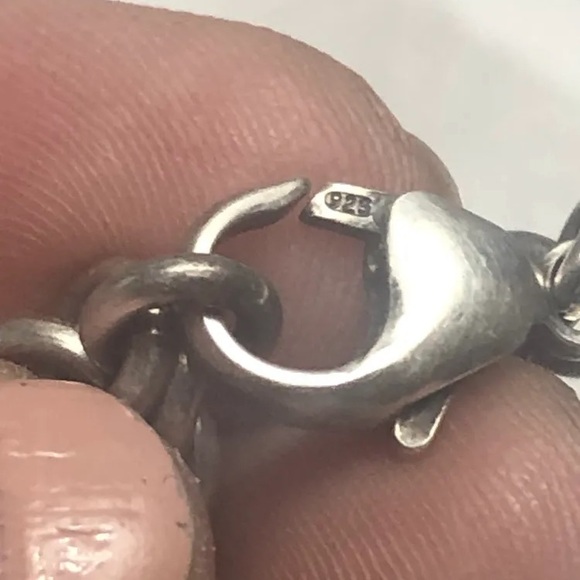 Sterling silver charm bracelet - Picture 3 of 4